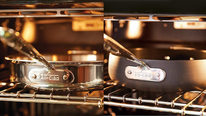 Sartenes All-Clad 12'’/10'’ D3 | $154 | AmazonSartenes All-Clad D3 pack de 7 piezas | $350 | Amazon8 piezas de sartenes All-Clad | $238 | Amazon